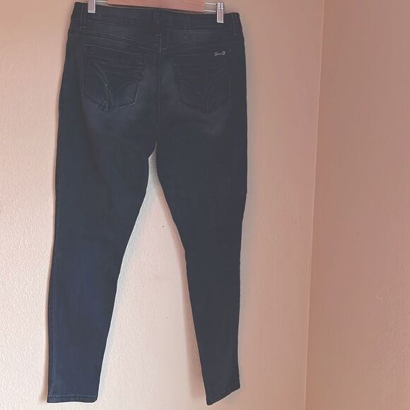 Seven7 Jeans Leggings Black 8 - Picture 2 of 11